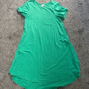 LuLaRoe Green Carly Dress